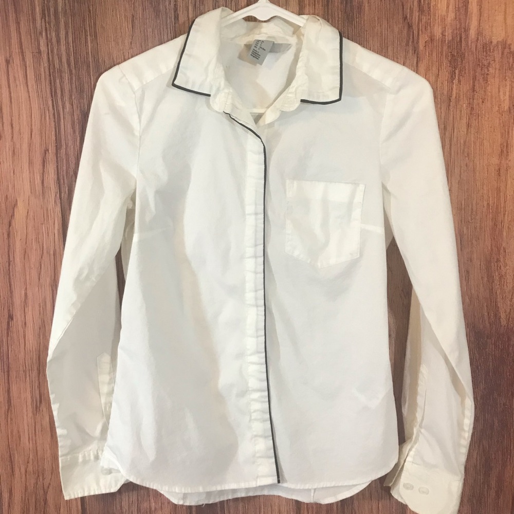 White H&M Button Down Shirt